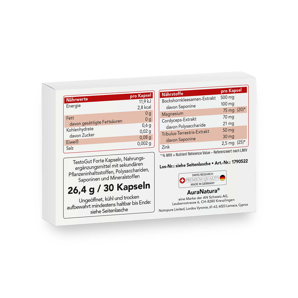 Produktbild von TestoGut Forte