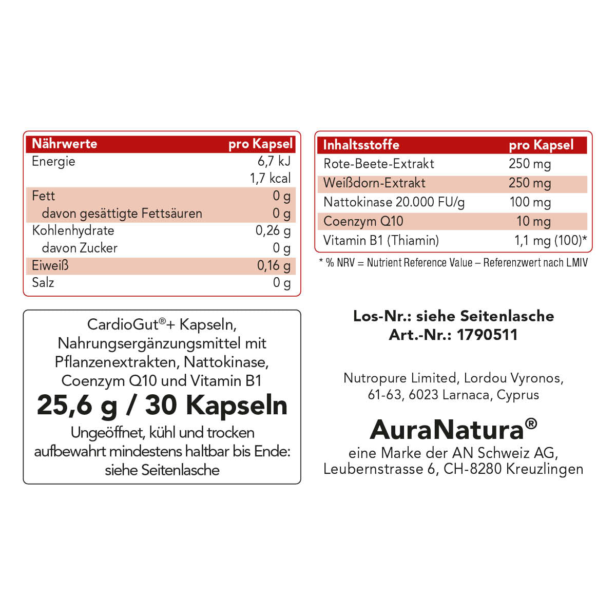 Produktbild von CardioGut® +