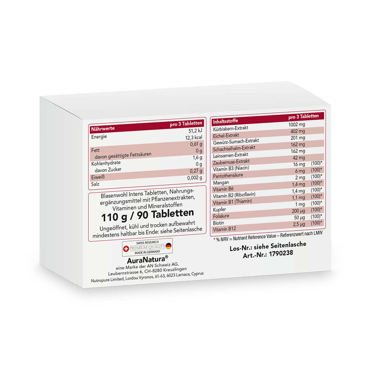 Produktbild von Blasenwohl Intens