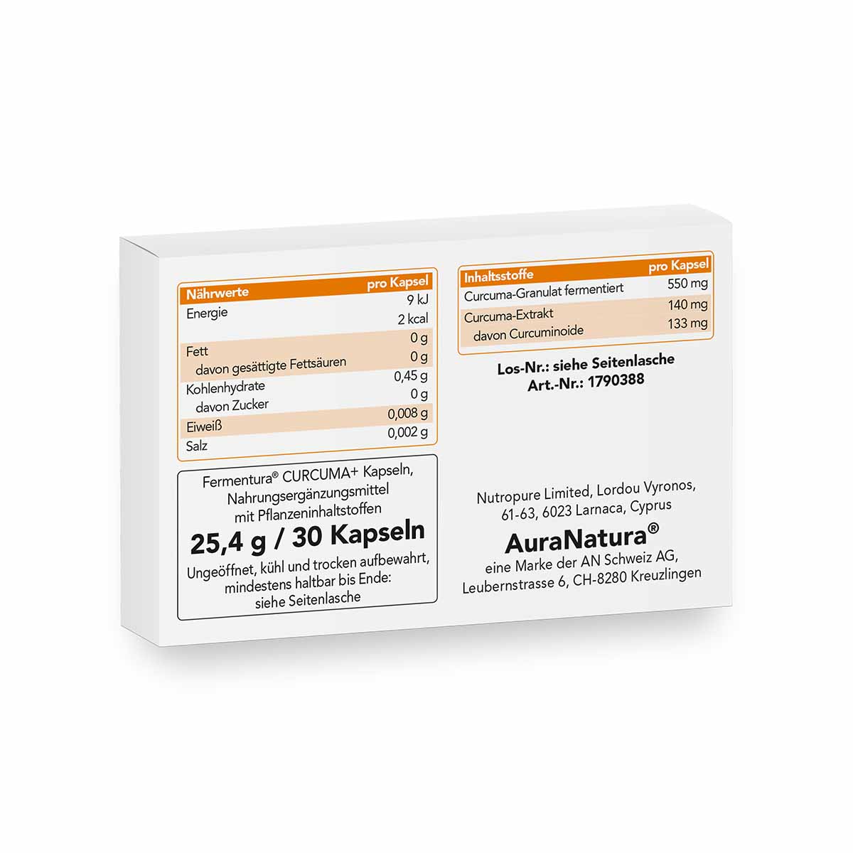 Produktbild von Fermentura® Curcuma+