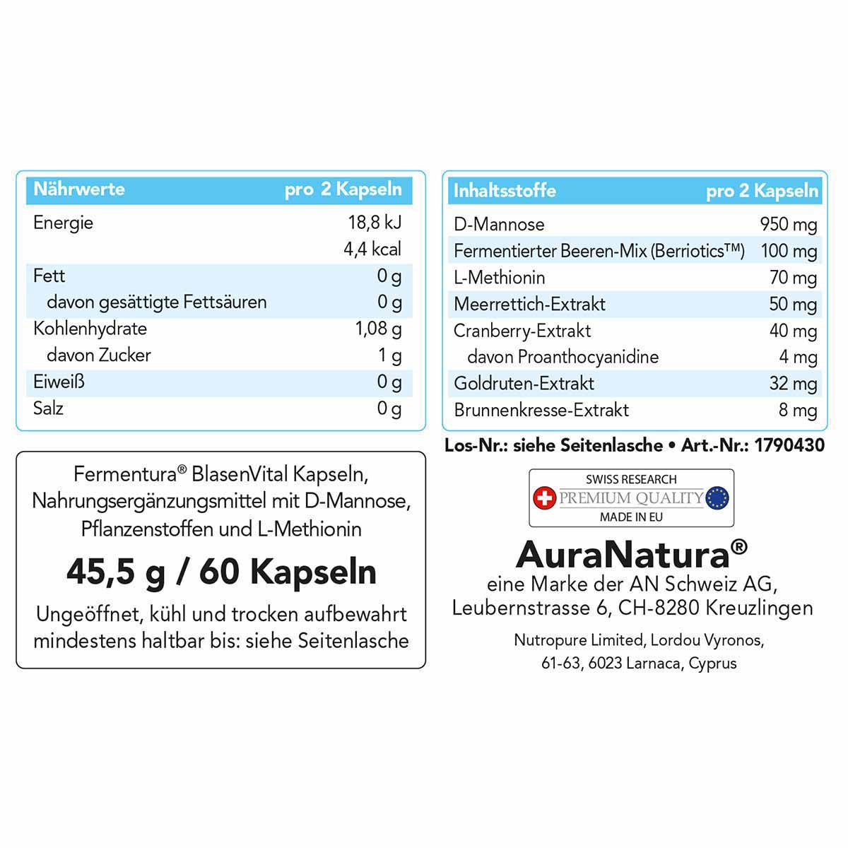 Produktbild von Fermentura® BlasenVital