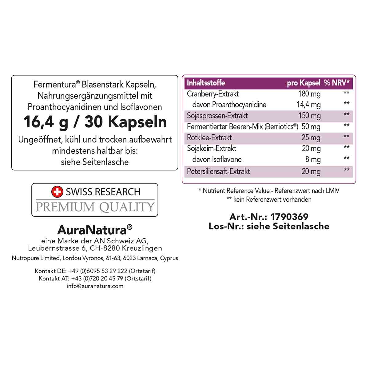 Produktbild von Fermentura® Blasenstark