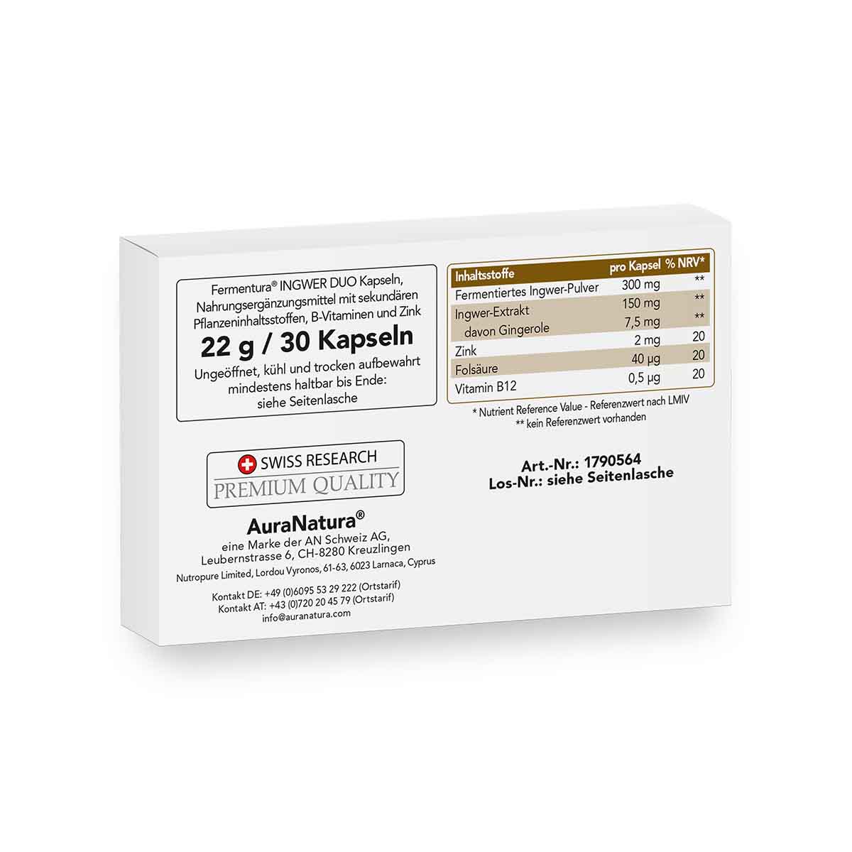 Produktbild von Fermentura® Ingwer Duo