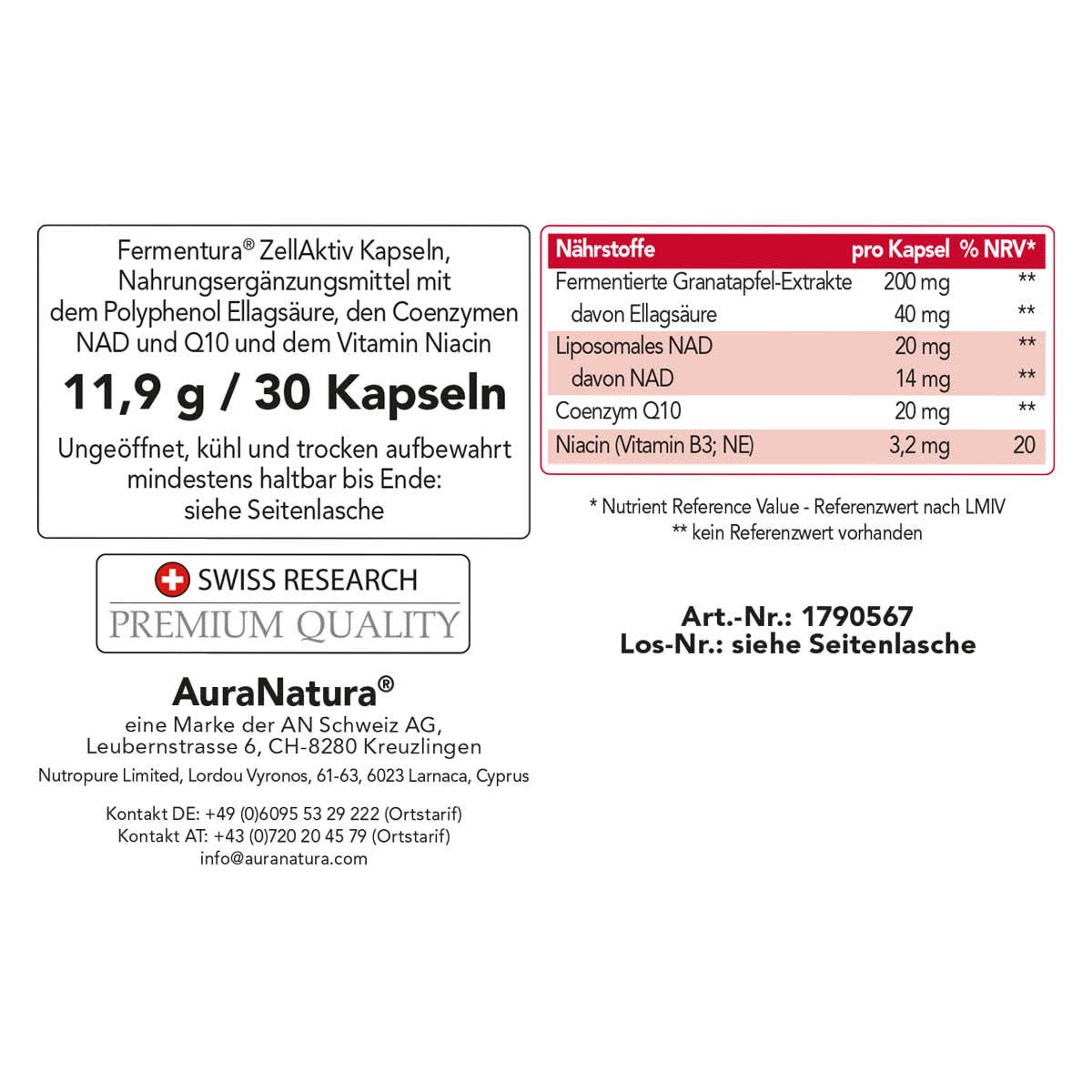 Produktbild von Fermentura® ZellAktiv