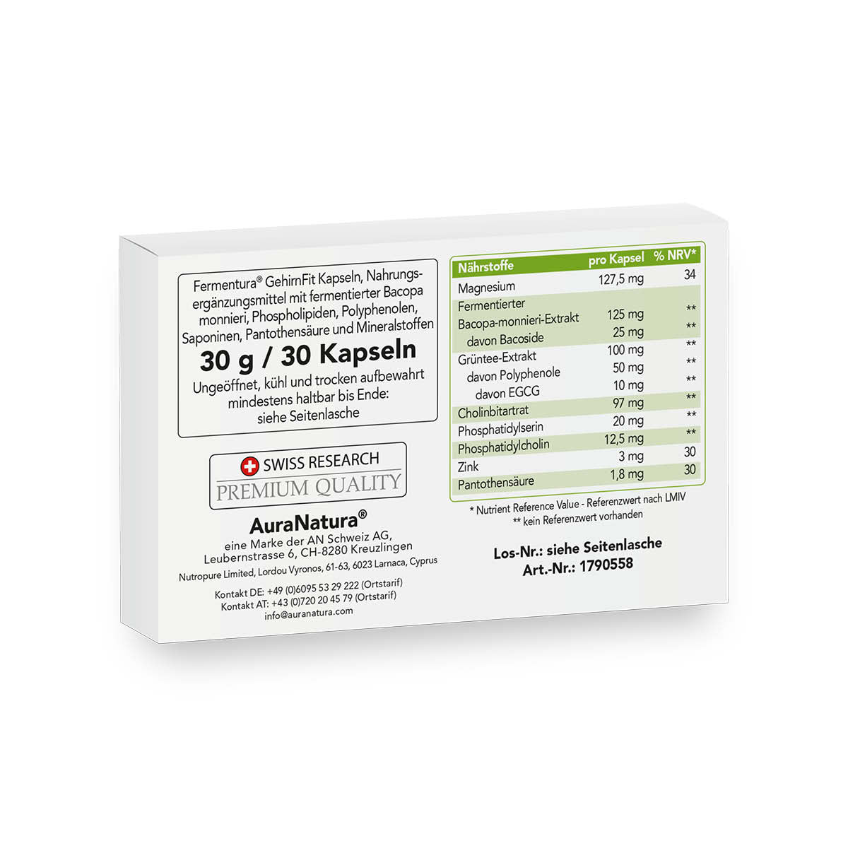 Produktbild von Fermentura® GehirnFit