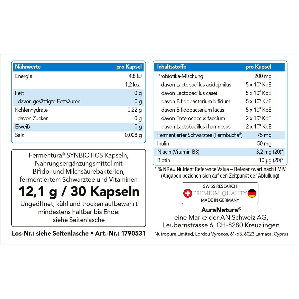 Produktbild von Fermentura® SYNBIOTICS
