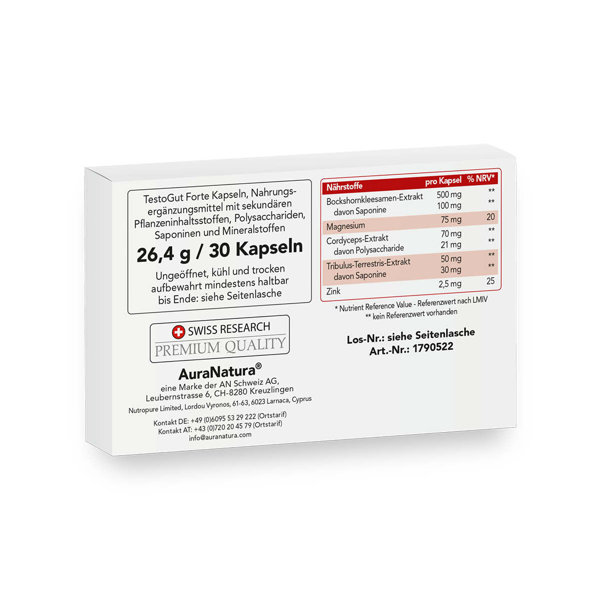 Produktbild von TestoGut Forte