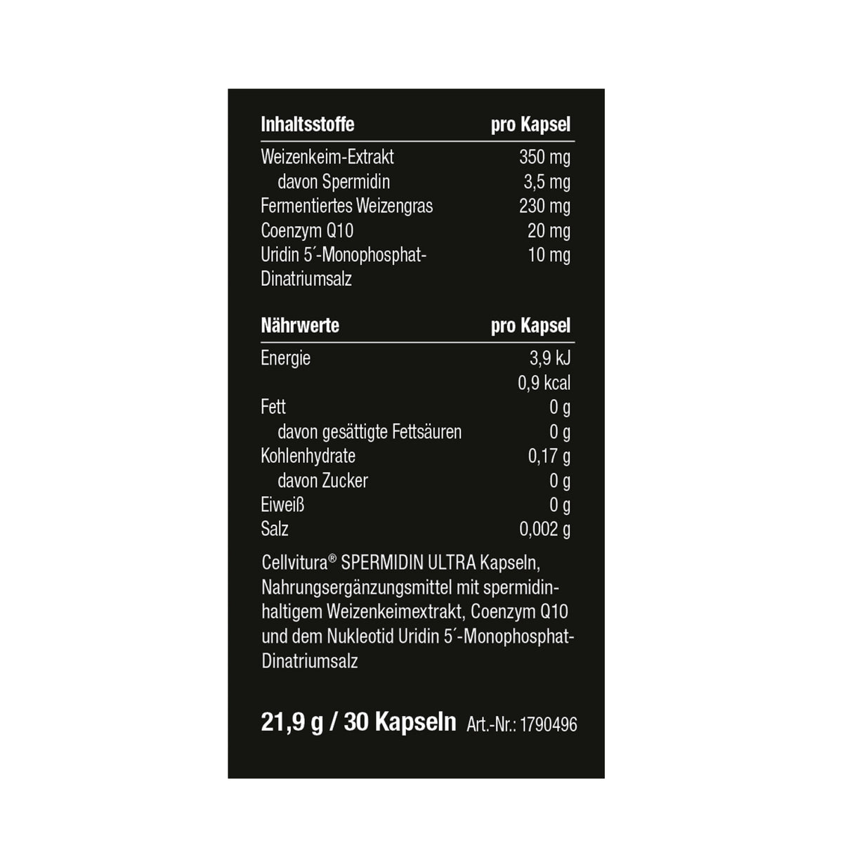 Produktbild von Cellvitura® SPERMIDIN ULTRA