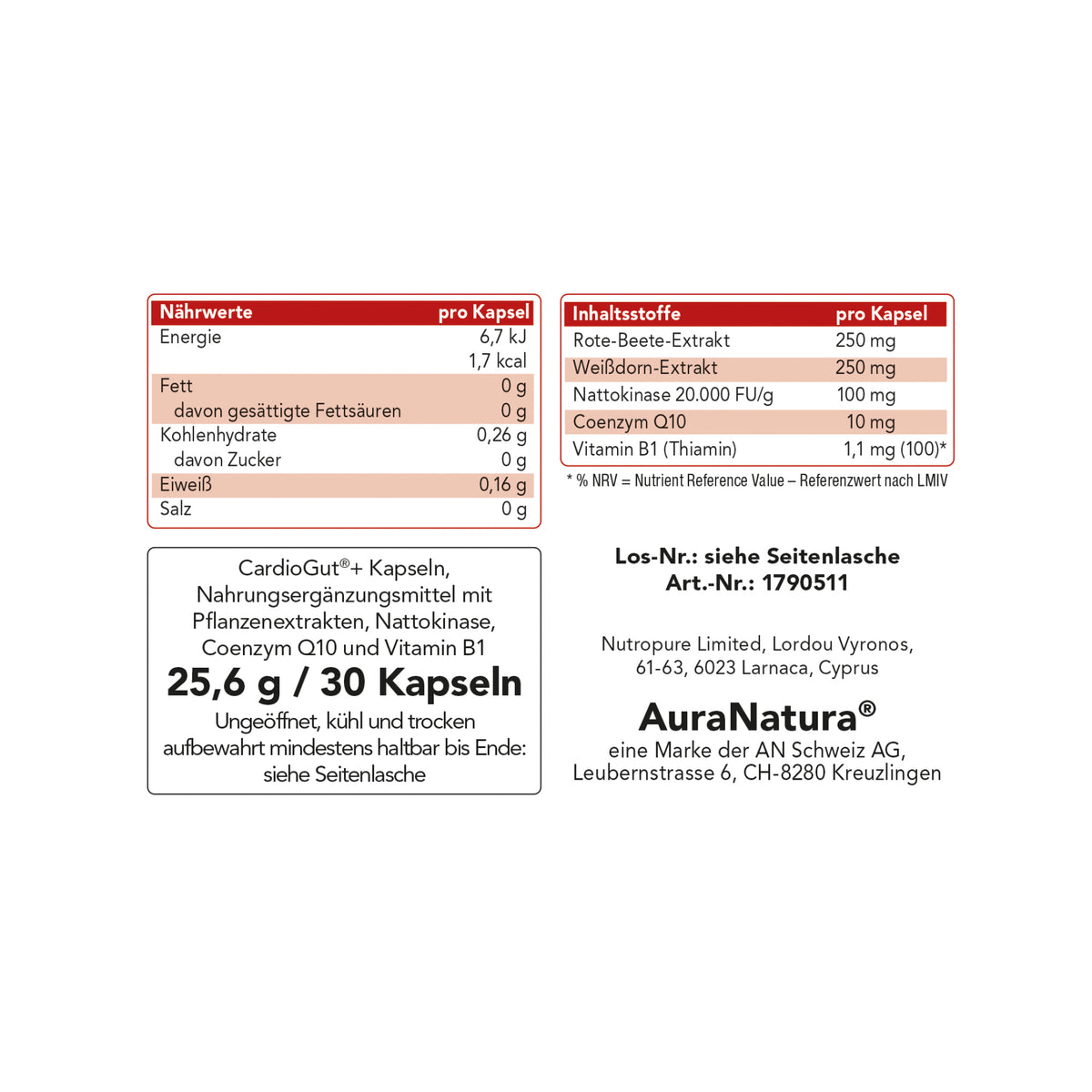 Produktbild von CardioGut® +