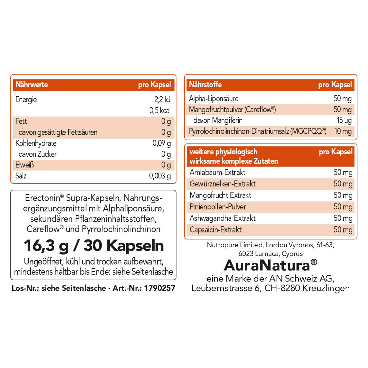 Produktbild von Erectonin® Supra