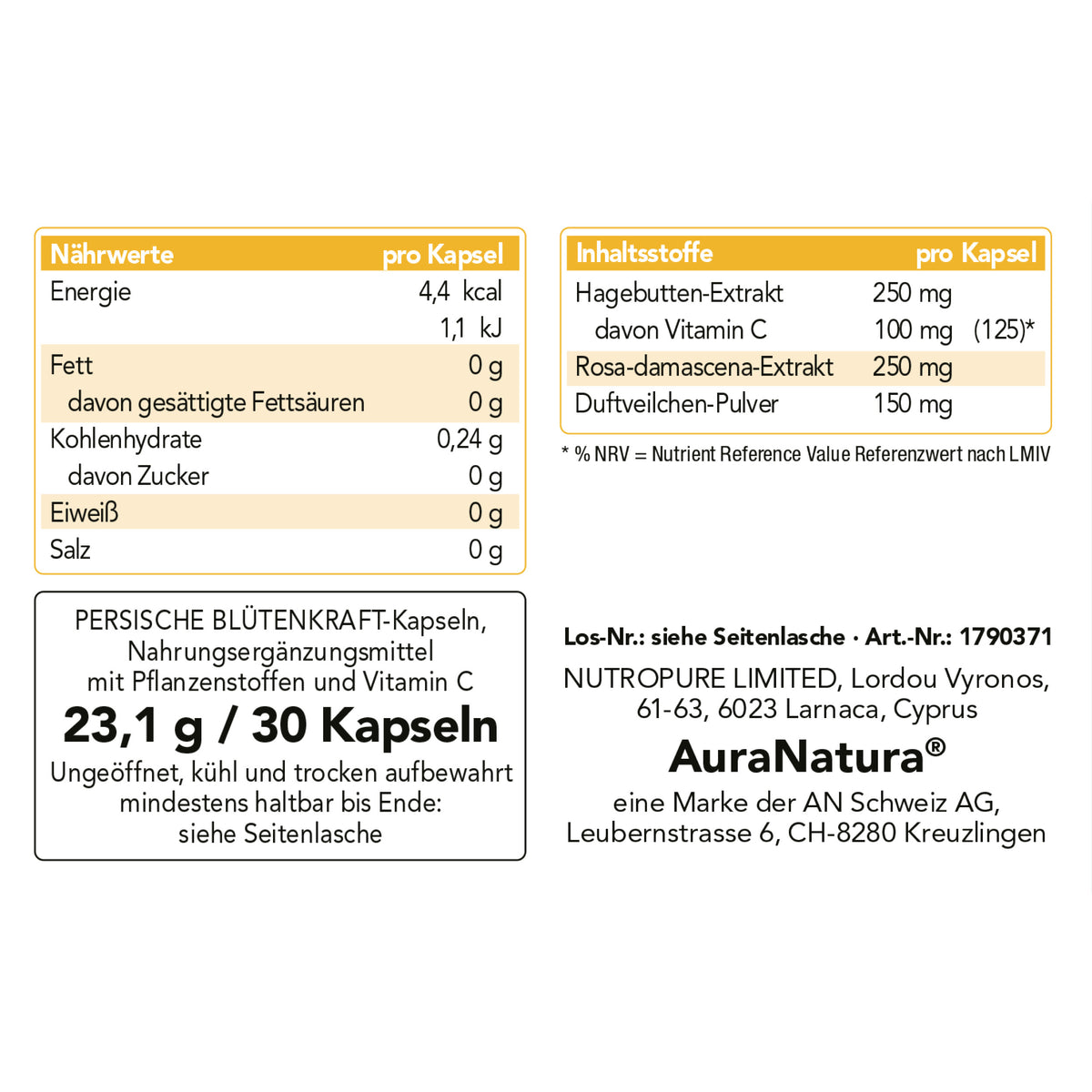 Produktbild von Persische Blütenkraft
