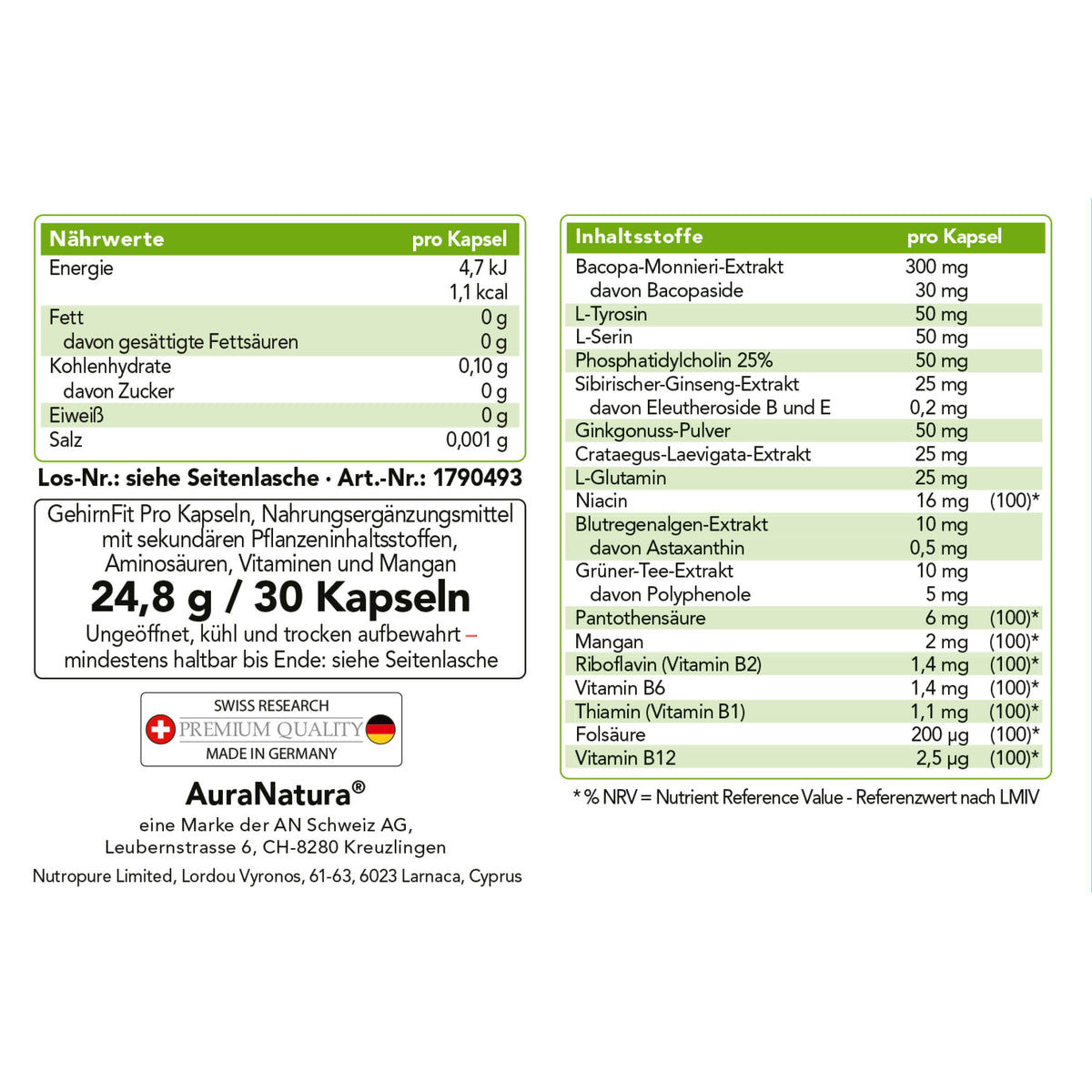 Produktbild von GehirnFit Pro