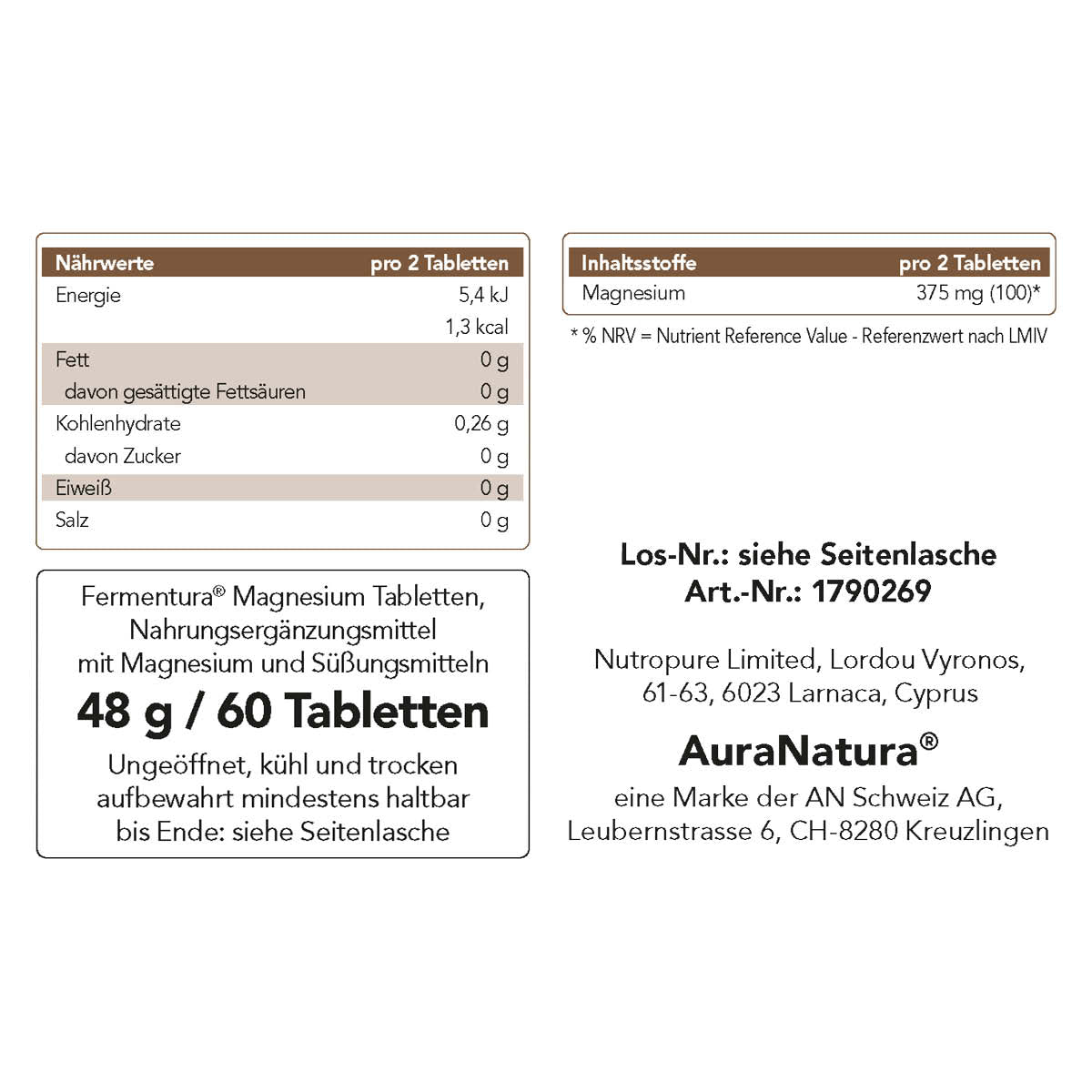 Produktbild von Fermentura® Magnesium