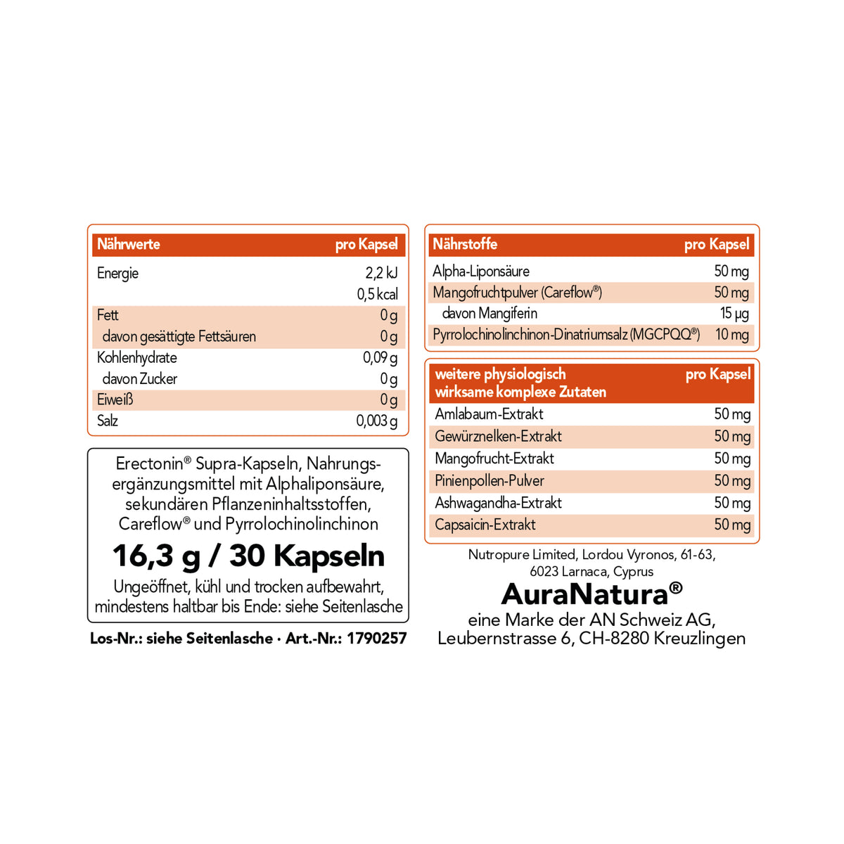 Produktbild von Erectonin® Supra
