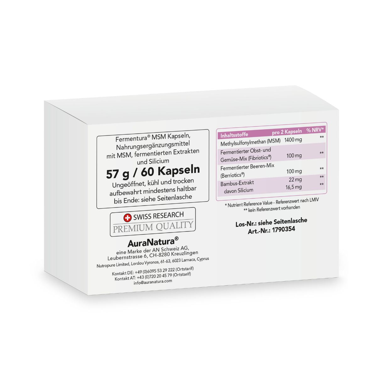 Produktbild von Fermentura® MSM