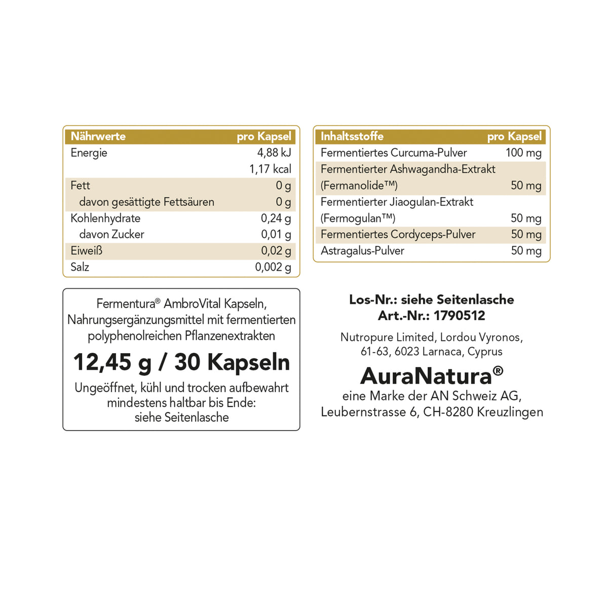 Produktbild von Fermentura® AmbroVital
