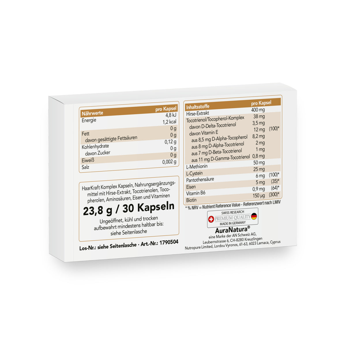Produktbild von HaarKraft Komplex