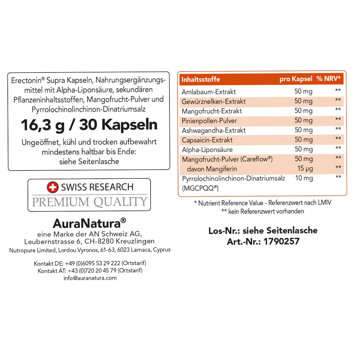 Produktbild von Erectonin® Supra