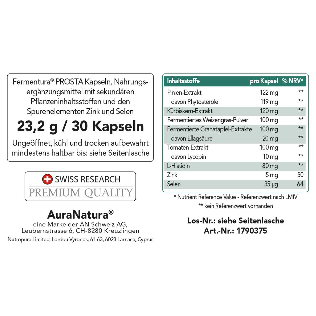 Produktbild von Fermentura® Prosta