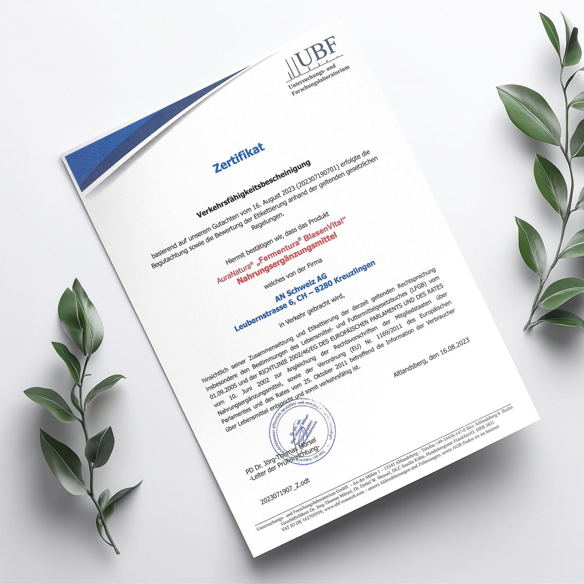 Produktbild von Fermentura® BlasenVital